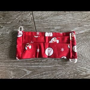 Hand-sewn Christmas masks!